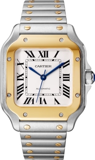 cartier ladies santos automatic watch